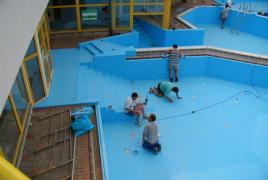 Чем покрасить бассейн из бетона Бассейн своими руками из бетона гидроизоляция