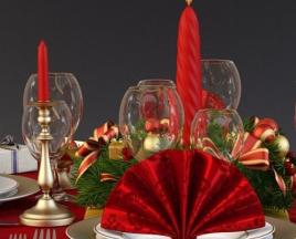 Сервировка новогоднего стола – фото и идеи оформления